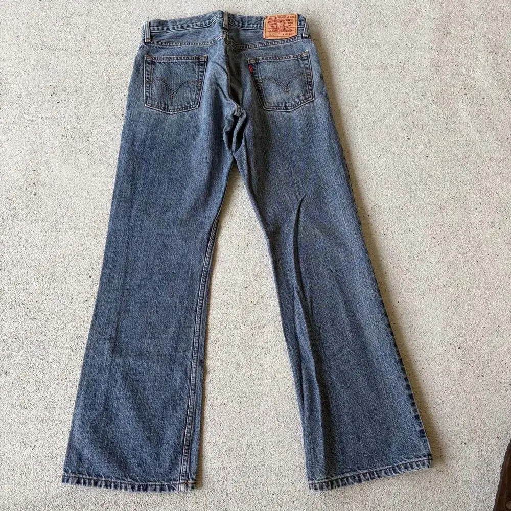Levi's Low Boot Cut Y2K Blue Denim Jeans